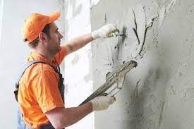 plastering