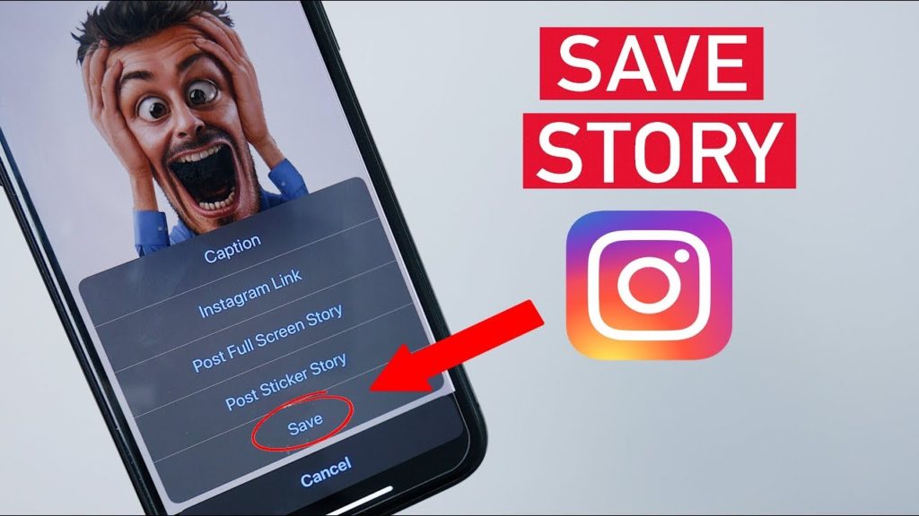Instagram story download with SaveInstagram
