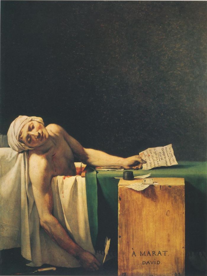 The Death of Marat by Jacques Louis David