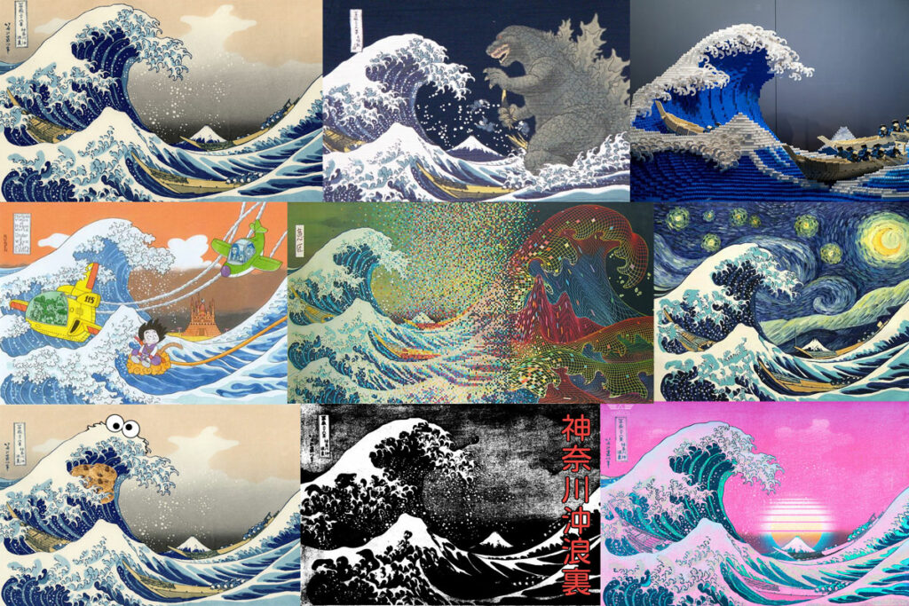 The Great Wave off Kanagawa by Hokusai