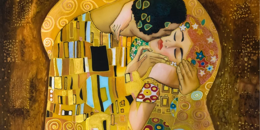 The Kiss by Gustav Klimt