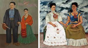 The Two Fridas by Frida Kahlo