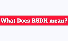 BSDK Full Form